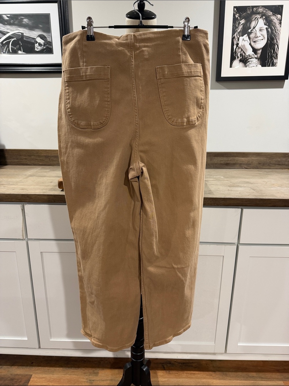 Ophelia Roe wide-Leg Utility Pants in Camel size 14 - Picture 2 of 8